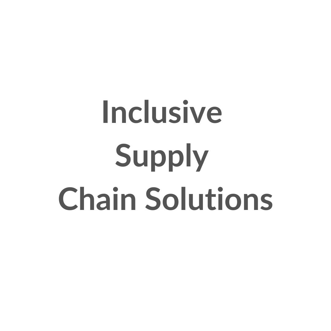 Inclusive supply chain solutions